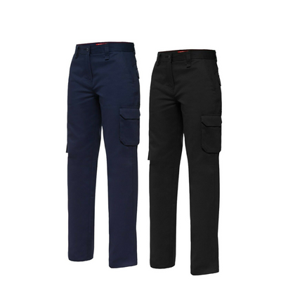 Womens Hard Yakka Work Pants Gen Y Cotton Drill Cargo Tough Tradie Y08850- Bannav S Bannav LLC